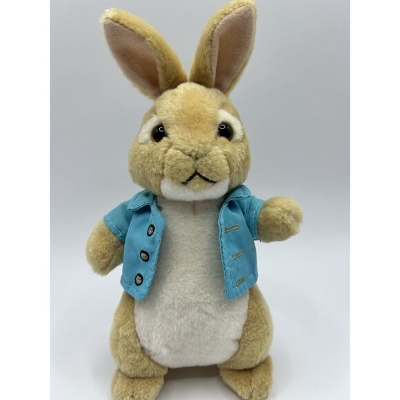 Peter Rabbit TY Beanie Baby Cotton Tail Bunny 8" Plush Stuffed Animal Toy 2018 - Picture 5 of 12